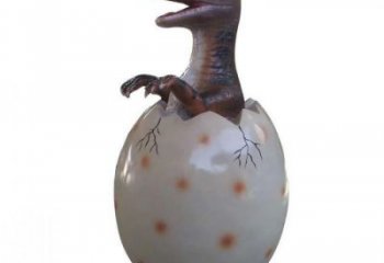 園林恐龍蛋雕塑生產商 田間彩繪雕塑 仿真擺件