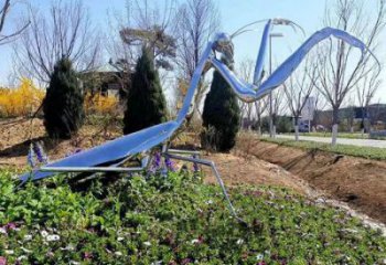 仿真螳螂雕塑生產廠家 店門口園林雕塑 動物小品